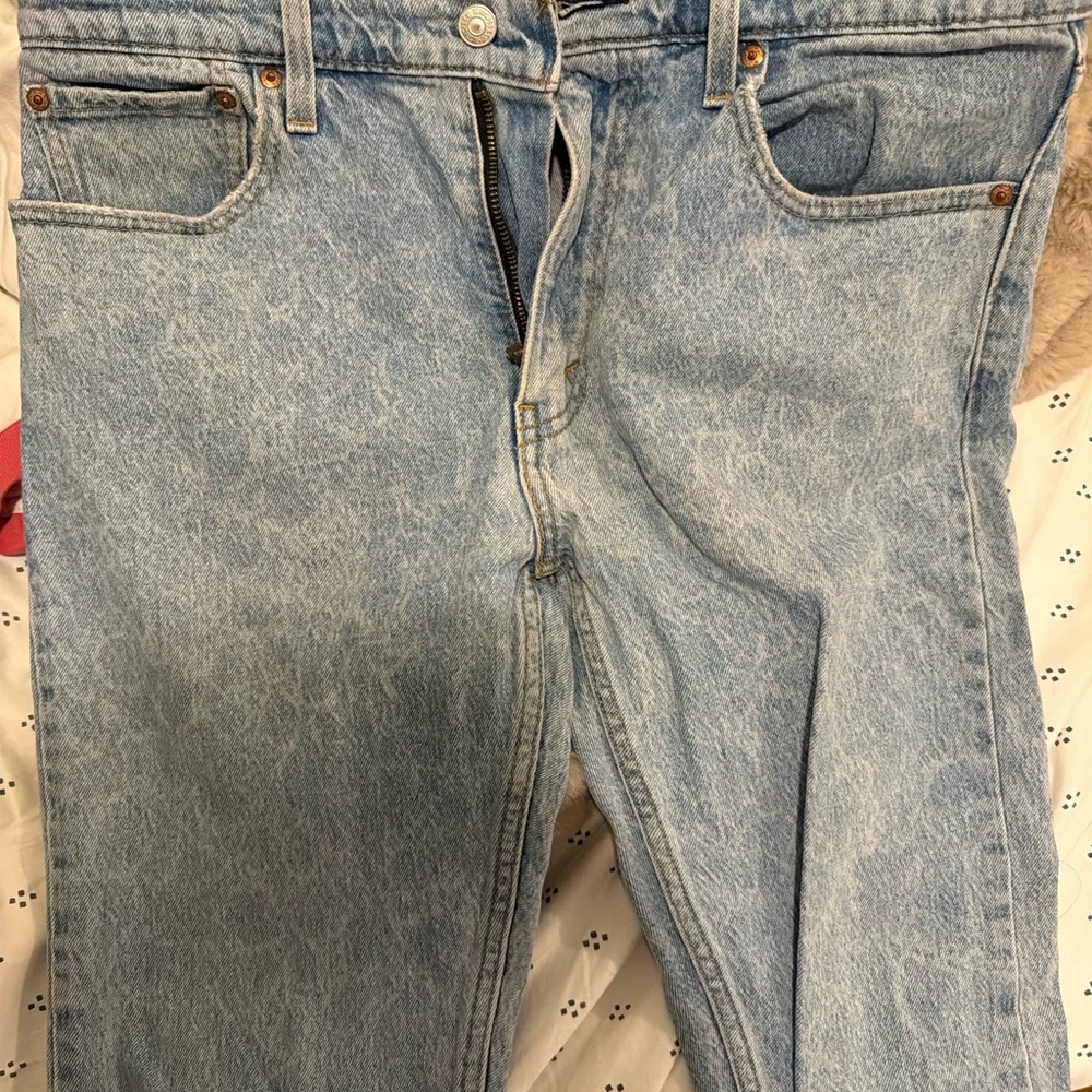 Levi's Light Blue 512 Relaxed Straight Jeans